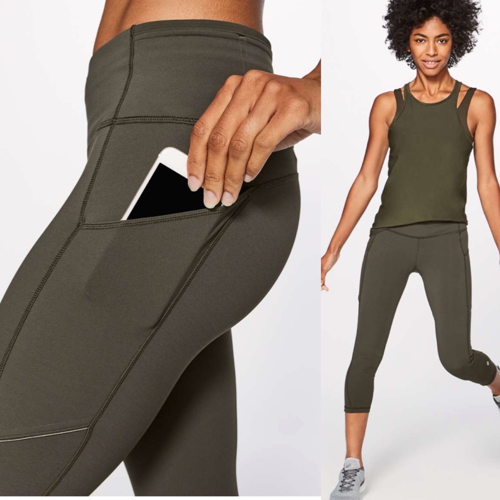 LULULEMON Run On Crop (21")
Dark Olive